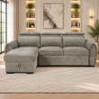 Montrose Universal Corner Sofabed In Mushroom