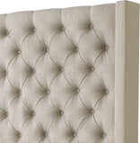 Florida Chesterfield High Headboard Bed Frame