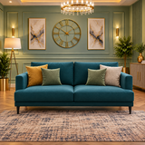 Velora 2 Seater Lounge Luxury Sofa In Plush Velvet Fabric