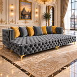 Montrio Cinema Sofa Bed | Deep Buttoned Plush Cinema Lounger