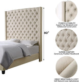 Florida Chesterfield High Headboard Bed Frame