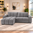 Portland Universal Corner Sofabed In Grey
