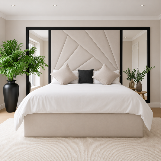 Philadelphia Luxury Mirror Bed Frame
