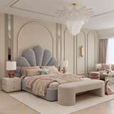 Daphne Kids Bed Frame In Boucle Fabric