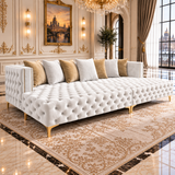 Montrio Cinema Sofa Bed | Deep Buttoned Plush Cinema Lounger