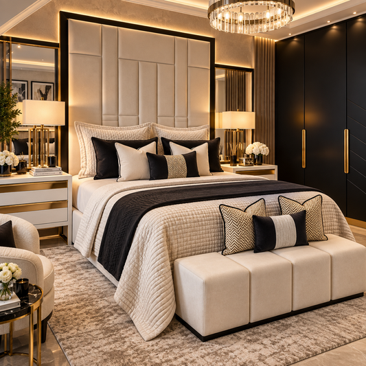 Dreamlands Panel Plush Velvet High Headboard Bed Frame