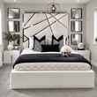 Sanctuary Luxury Bed Frame with Silver Stripes