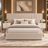 Sparkhill bed frame with wide headboard
