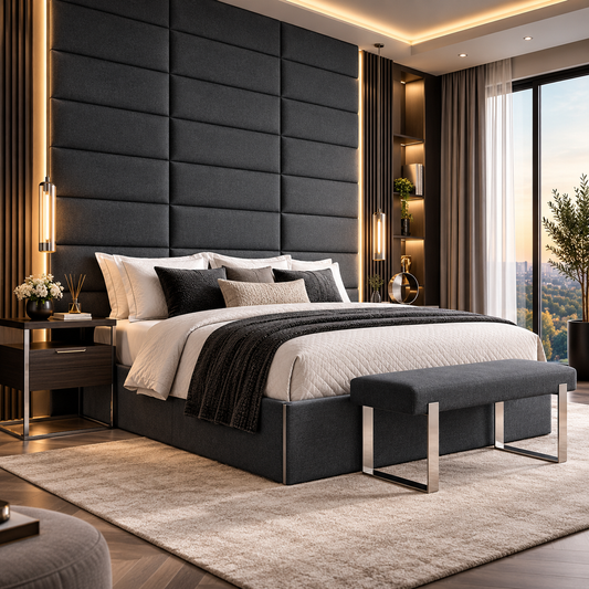 Colette High End Upholstered Bed Frame