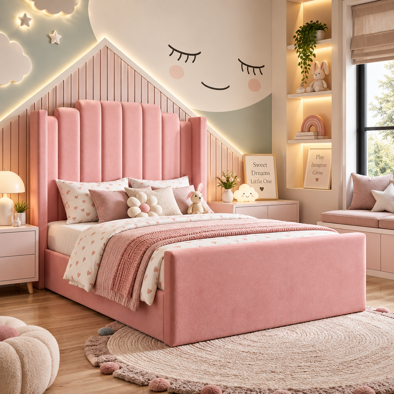 Pink Toddler Bed Frame