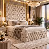 Tempur Chesterfield Luxury High Bed Frame