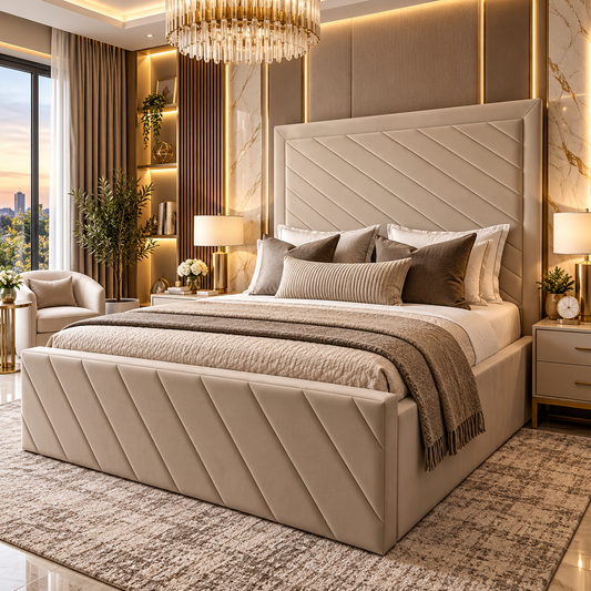 Havanah Stylish Bed Frame With 18 inch Base