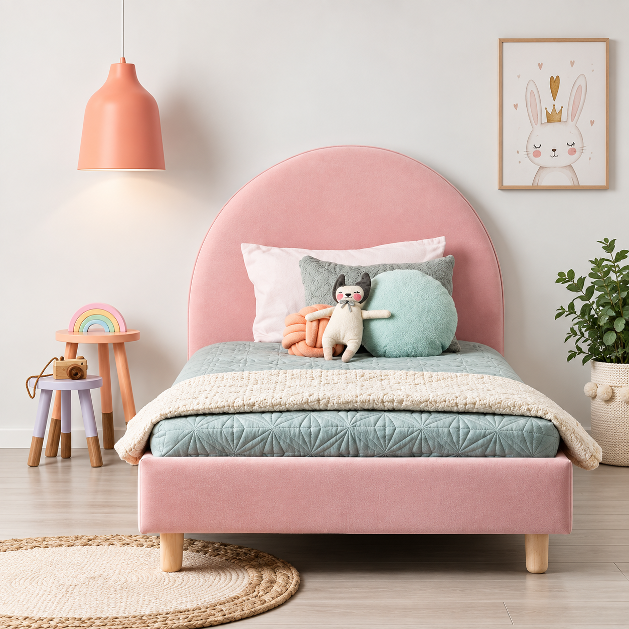 Circle Headboard Kids Beds