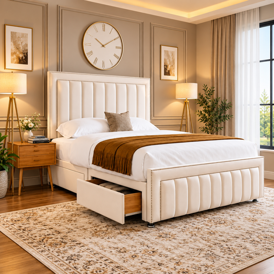 Chelsea Vertical Panel Divan Bed Frame