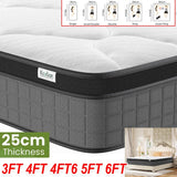 LUXURY ORTHOPAEDIC POCKET 4000 SPRUNG MATTRESS 3FT 4FT6 5FT KING SIZE