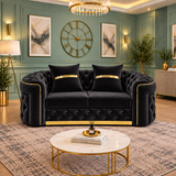 Toronto Luxury Sofa Sets In Plush Velvet Fabric