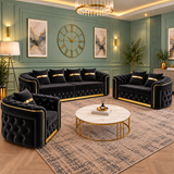 Toronto Luxury Sofa Sets In Plush Velvet Fabric