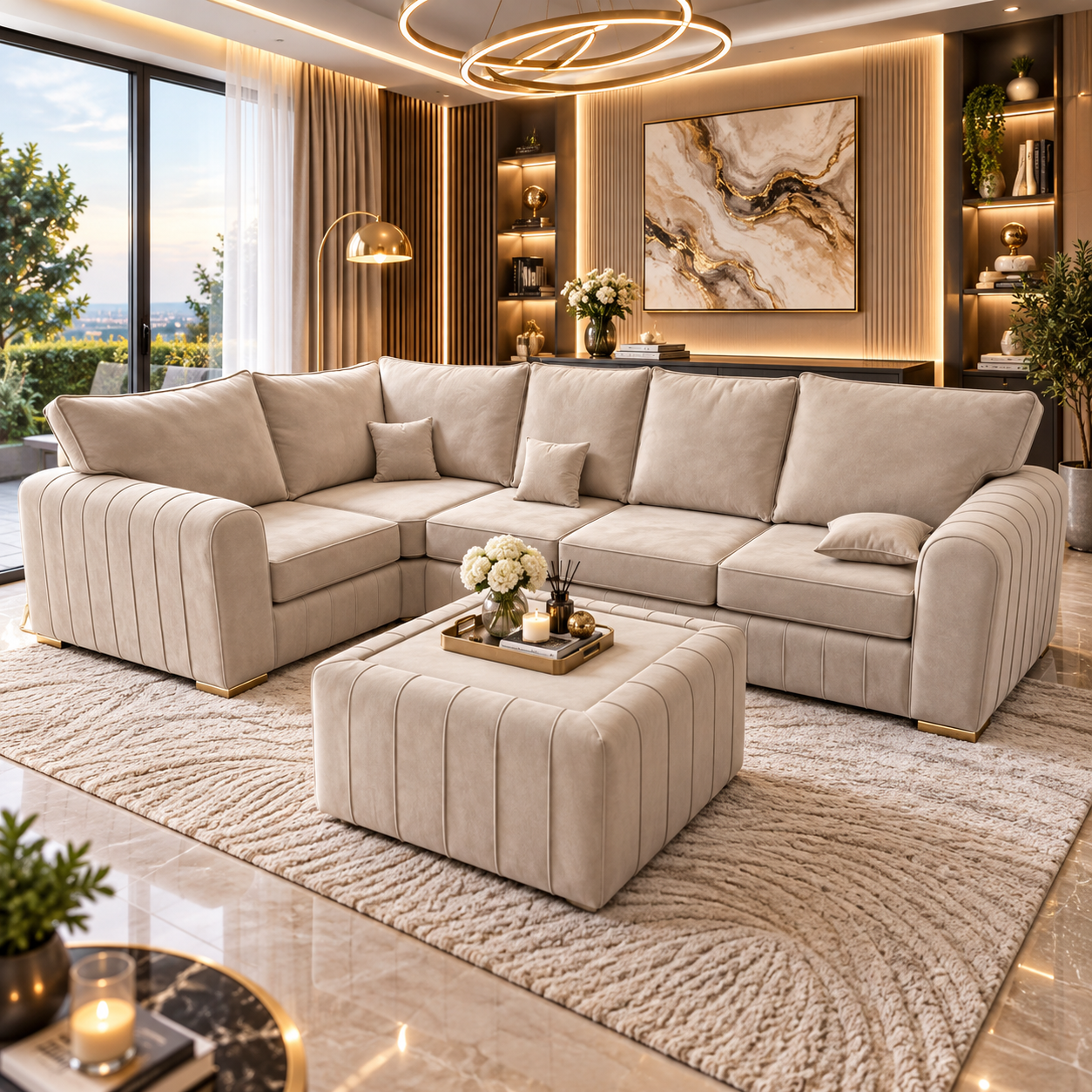 Mirello Luxe Corner Sofa