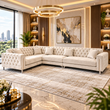 Montaire Grand Chesterfield 5 Seater Corner Sofa