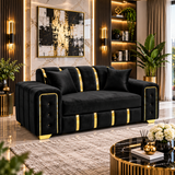 Nythera Goldline 3 & 2 Seater Sofa Set