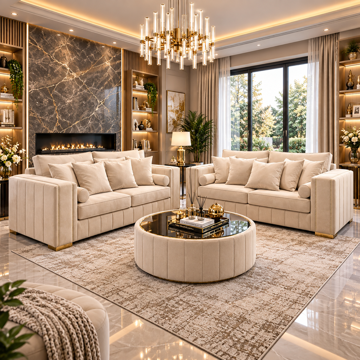 Auremont Grand 5 Seater Corner Sofa
