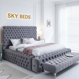 grey ambassador bed frame