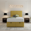 Kaydian Walkworth Ottoman Bed with Nine Vertical Panel Headboard