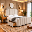 Regent Stepped Panel Divan Bed Frame