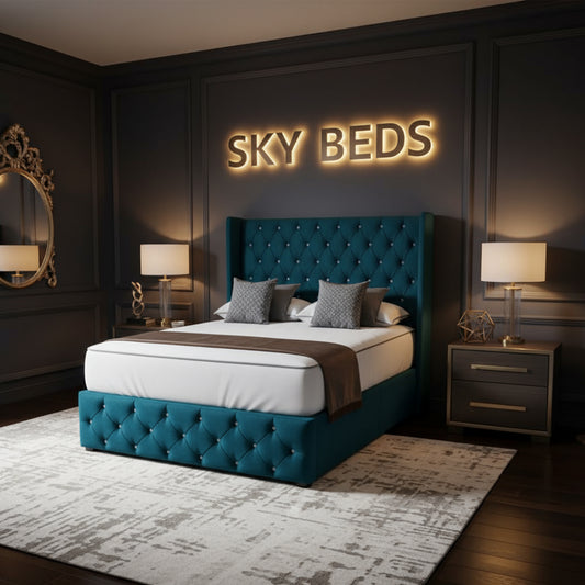 Allen Chesterfield Winged Divan Bed