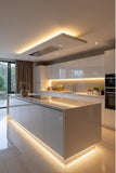 The Belvoir Modern Kitchen With Integrated LED Strip Lighting Bespoke