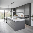 Celesto Modern Kitchen With Handleless Cabinetry Bespoke