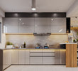 Contour Modern Kitchen With Built-in Storage Bespoke