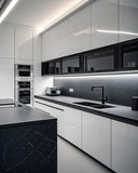 Modello Modern Kitchen With Black Marble-Effect Bespoke