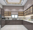 Onyx Modern Kitchen With Fancy Upper Cabinetry Bespoke