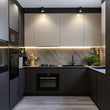 The Sheffield Warm Hardwood Modern Kitchen Bespoke