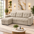 Palermo Universal Corner Sofabed In Beige