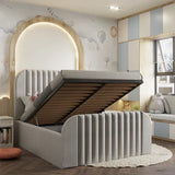 Masha Kids Bed Frame With Optional Ottoman Storage