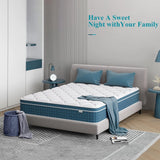 27cm Hybrid Mattress Memory Foam Supportive Sprung 3FT 4FT 4FT6 5FT 6FT King UK