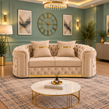 Toronto Luxury Sofa Sets In Plush Velvet Fabric