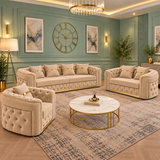 Toronto Luxury Sofa Sets In Plush Velvet Fabric