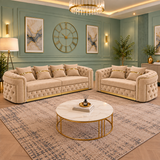 Toronto Luxury Sofa Sets In Plush Velvet Fabric