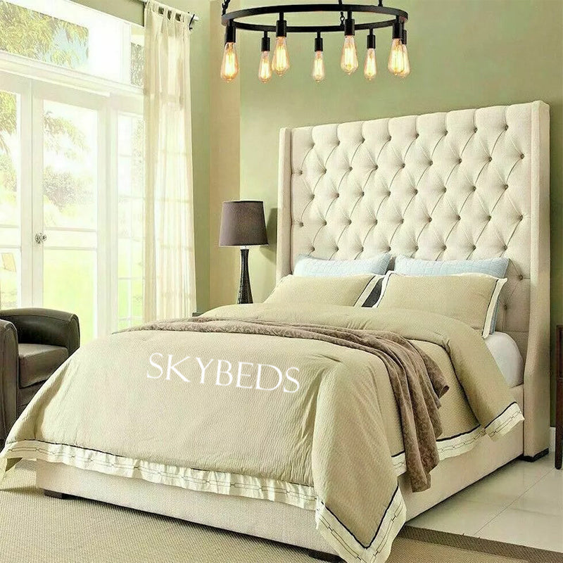 Vienna Chesterfield Wingback Bed Frame – Sky Beds