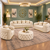Toronto Luxury Sofa Sets In Plush Velvet Fabric