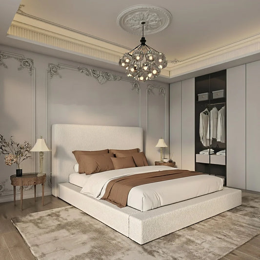 Auckland Ambassador Bed Frame In Boucle Frame