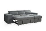 Artemis Universal Corner Sofabed In Grey