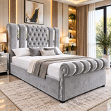 Rovelle Royale Chesterfield Sleigh Bed Frame