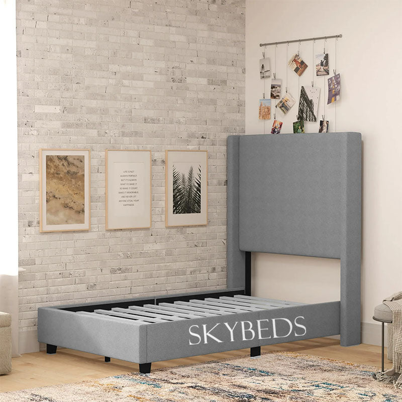 Bed Luke Luke Wingback Bespoke Childrens Bed Frame – Sky Beds