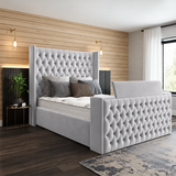 Twinkle Winged Chesterfield TV Bed Frame