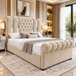 Rovelle Royale Chesterfield Sleigh Bed Frame
