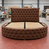 Ravello Deep Button Round Bed